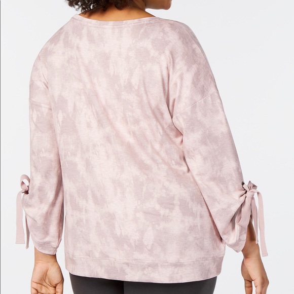 Ideology Tie dyed Tie Top Pink - Picture 2 of 7